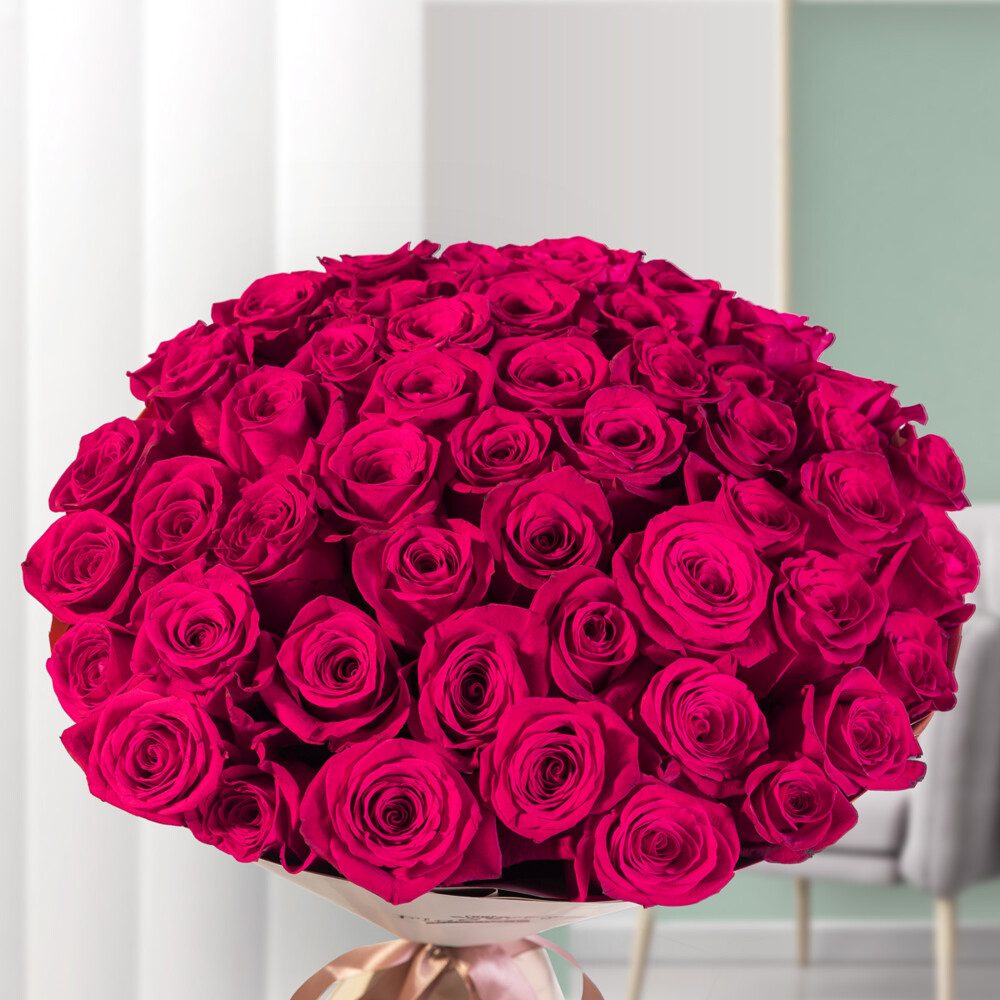 Bouquet of 51 Pink Roses