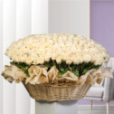 Bouquet of 333 White Roses