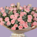 Bouquet of 51 Light Pink Roses