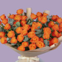 Bouquet of 51 Orange Roses