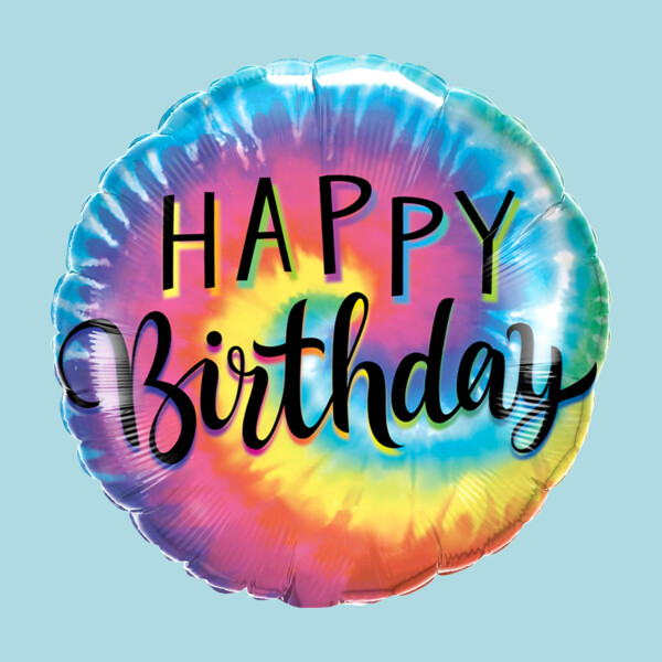 Happy Birthday Foil Balloon Rainbow