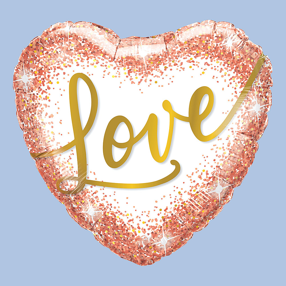 Love Foil Balloon Dots