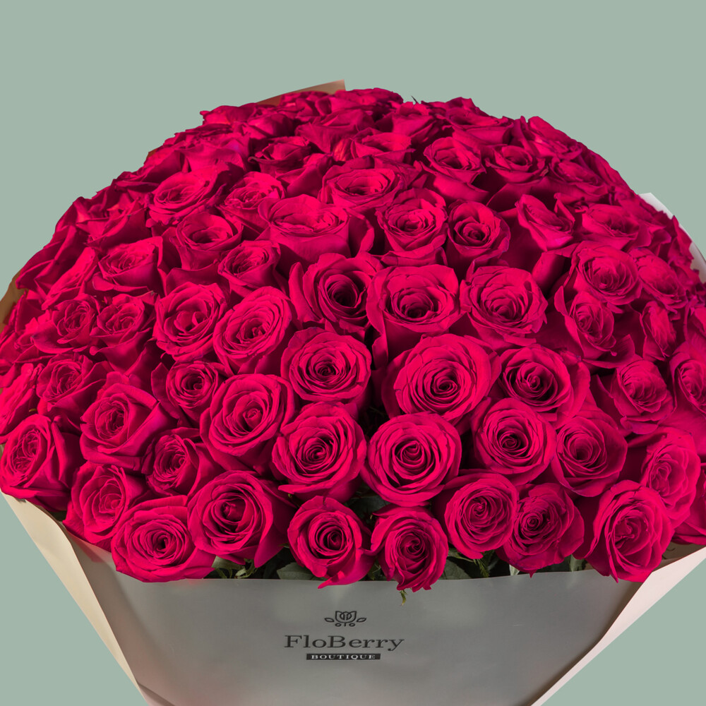 Bouquet of 101 Pink Roses