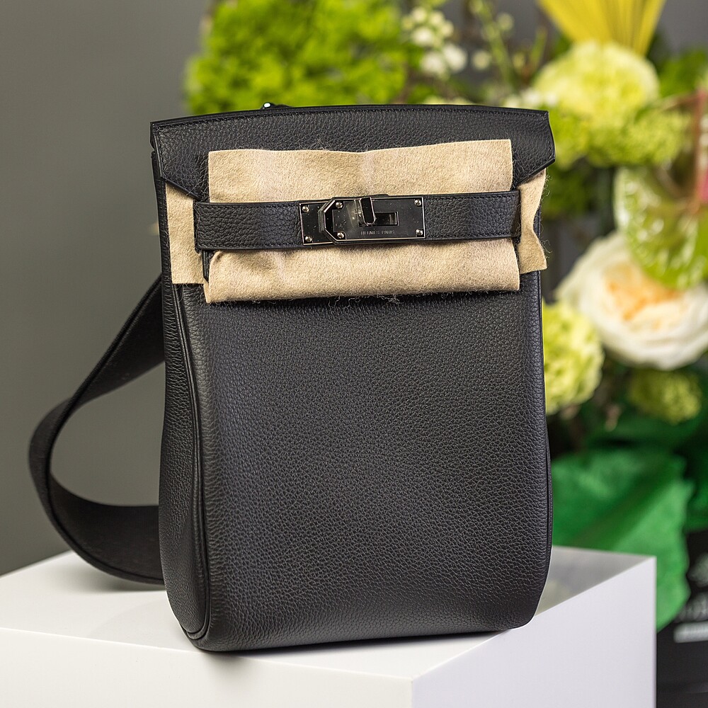 Hermès Hac A Dos PM, Color Noir Black