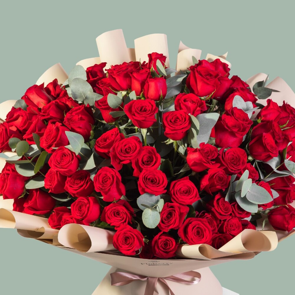 Bouquet of 101 Red Roses