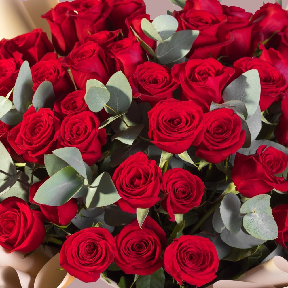 Bouquet of 51 Red Roses