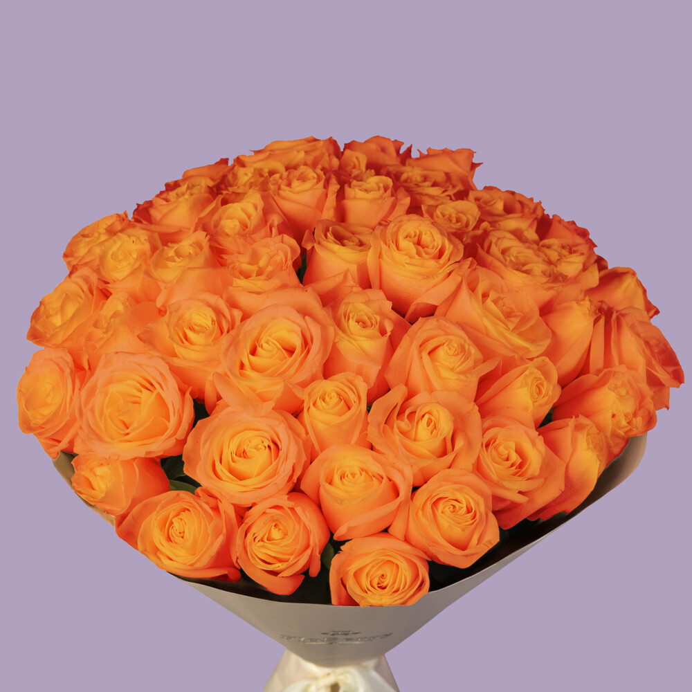 Bouquet of 51 Orange Roses