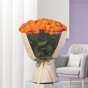 Bouquet of 51 Orange Roses