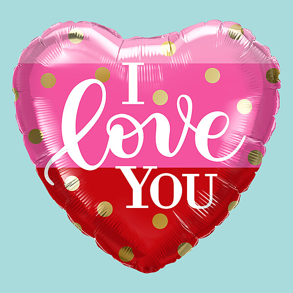 I Love You Foil Balloon